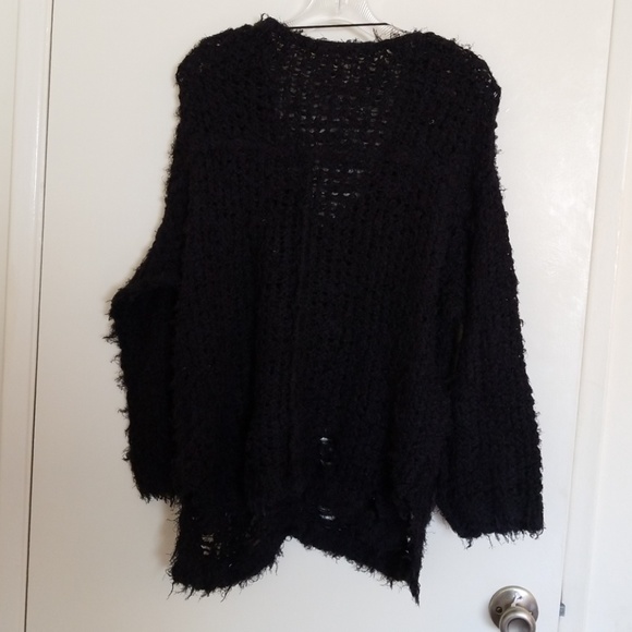 Free People distressed sweater - Picture 3 of 8